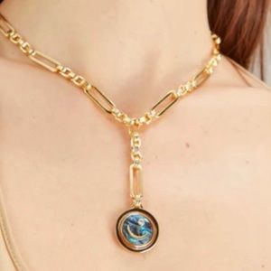 New with tags - Mignonne Gavigan Luna Charm Necklace 14k Gold plated